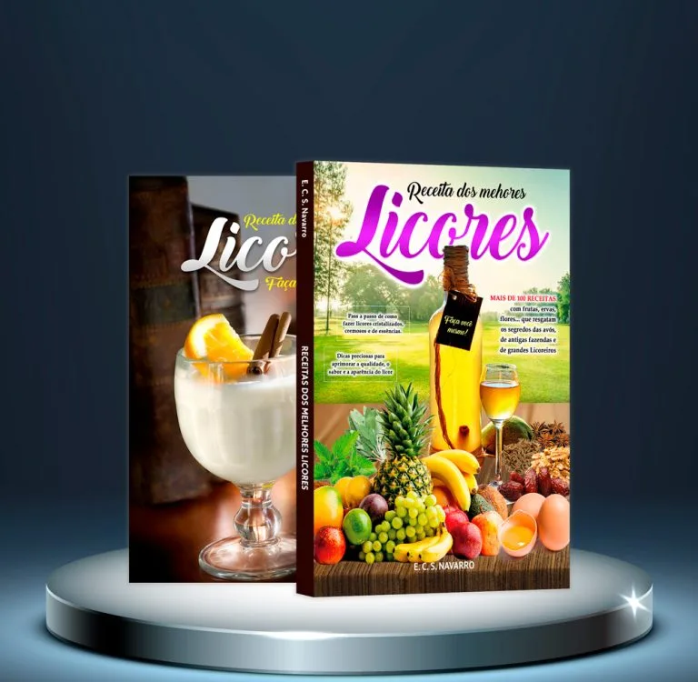 Capa Livro - Receita dos Melhores Licores