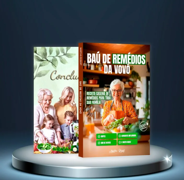 Capa Livro - Baú de Remédios da Vovó