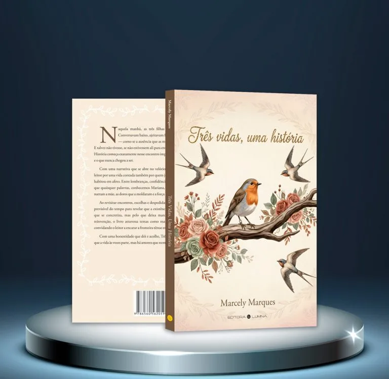 Capa Livro - Três vidas, uma história